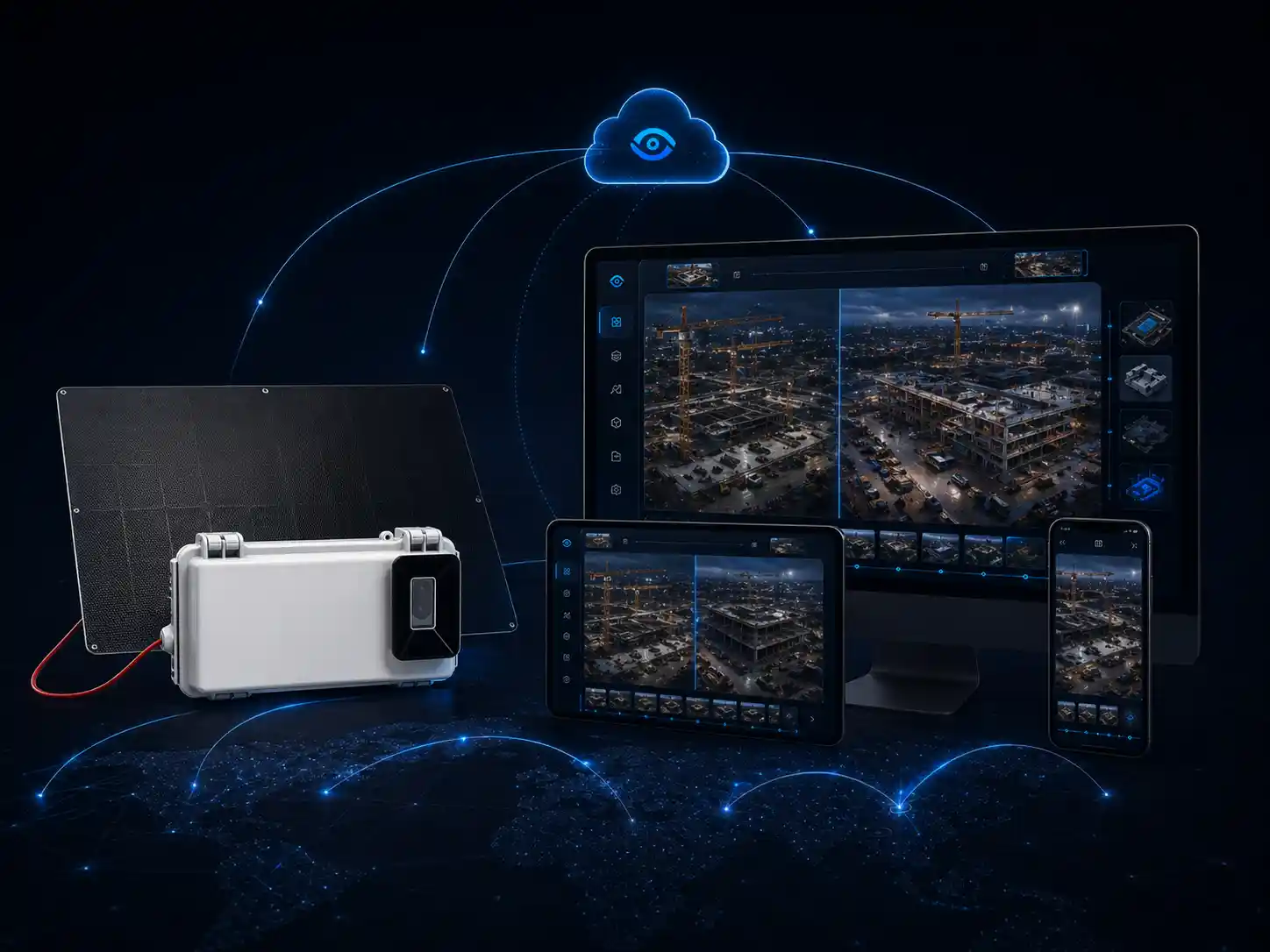 Accès distant aux images grâce à la connectivité de la caméra ERIGE
